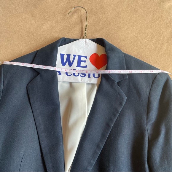 H&M Linen Suit - Navy, fits a size XS/S see details for sizes - Picture 7 of 12
